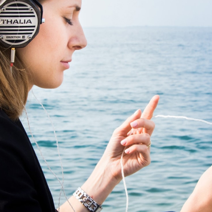 Wellbeing shop represented by someone listening to music